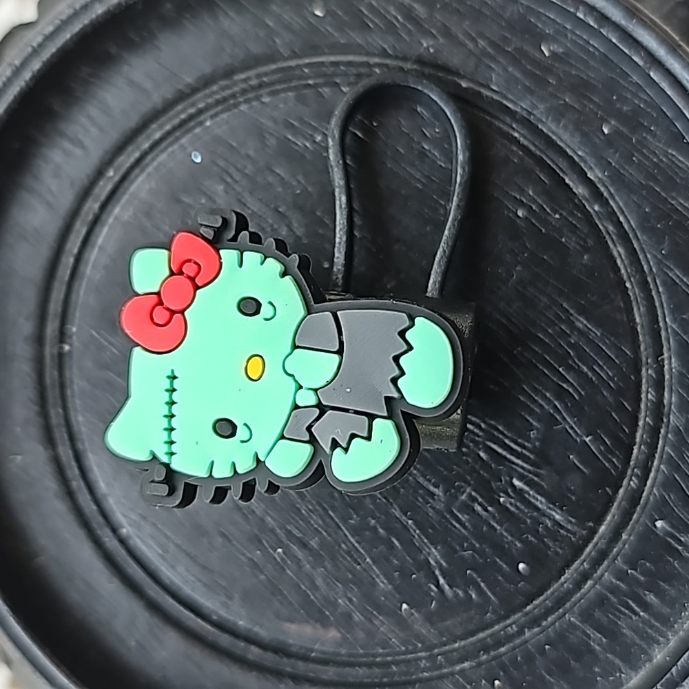 Hello kitty frankenstein straw cover